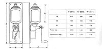 dimensions des moulins muraux (catalogue 1934)