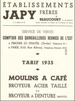 catalogue 1935